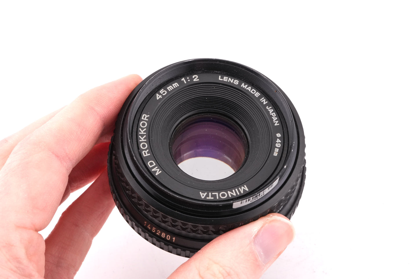 Minolta 45mm f2 MD Rokkor