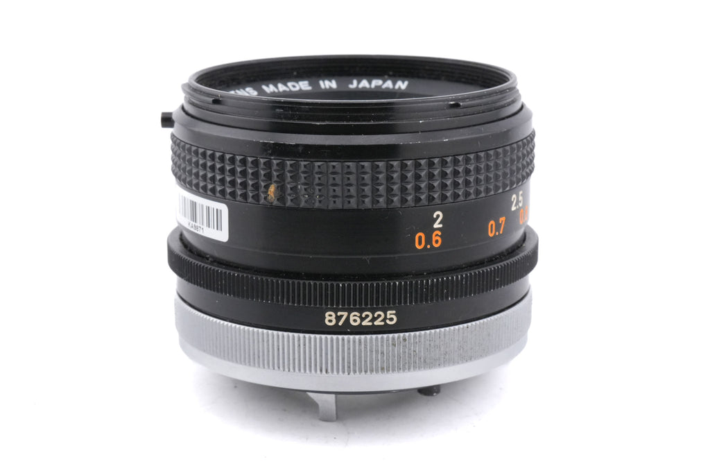 Canon 50mm f1.8 S.C.