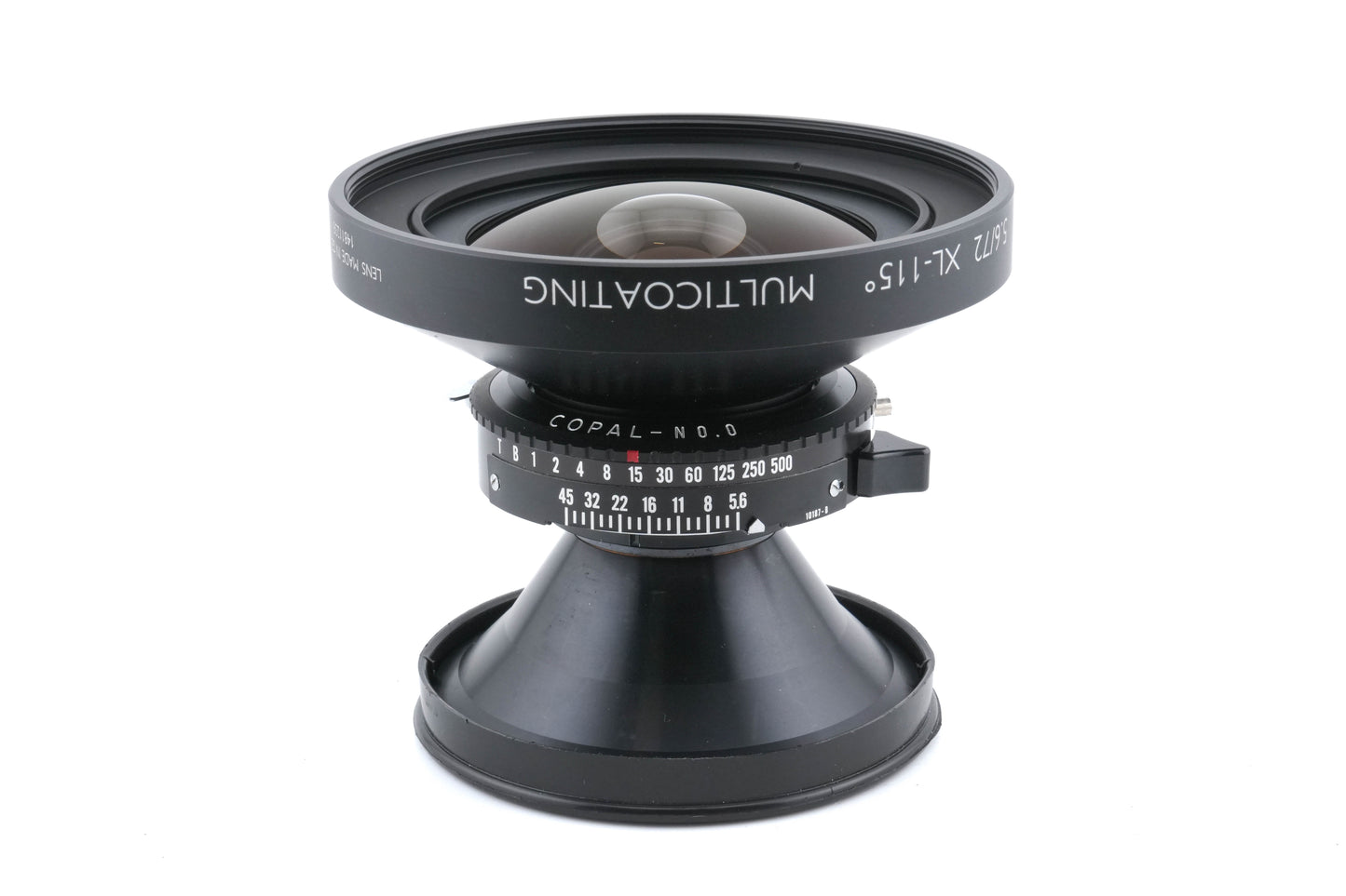 Schneider-Kreuznach 72mm f5.6 Super-Angulon XL 115° (Shutter) + 95mm Center Filter IVb 4x MC (Super-Angulon 72mm f5.6)