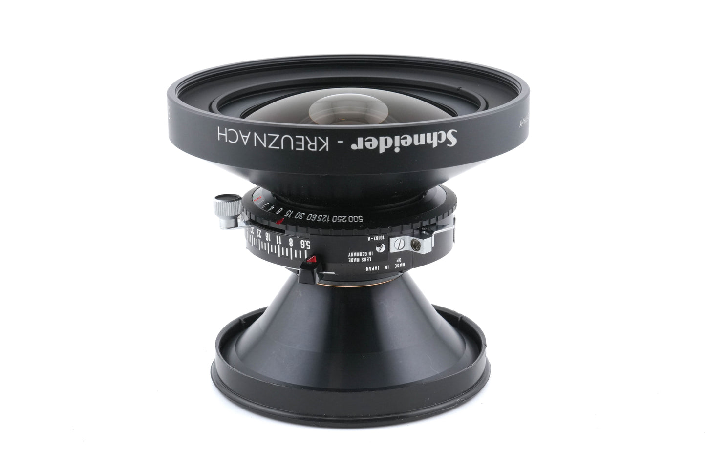 Schneider-Kreuznach 72mm f5.6 Super-Angulon XL 115° (Shutter) + 95mm Center Filter IVb 4x MC (Super-Angulon 72mm f5.6)