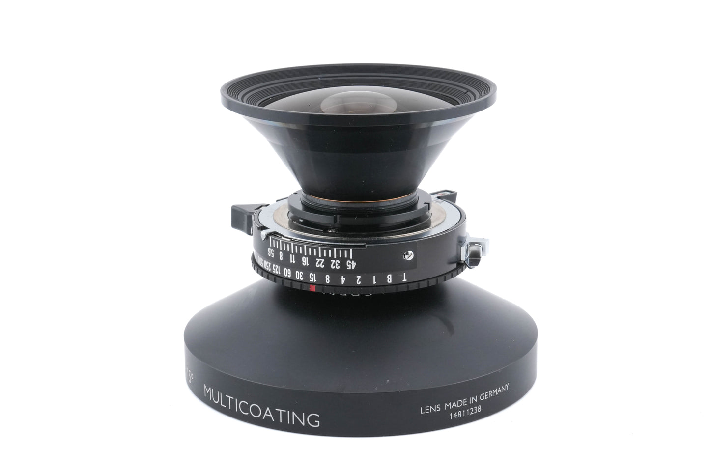 Schneider-Kreuznach 72mm f5.6 Super-Angulon XL 115° (Shutter) + 95mm Center Filter IVb 4x MC (Super-Angulon 72mm f5.6)