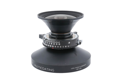Schneider-Kreuznach 72mm f5.6 Super-Angulon XL 115° (Shutter) + 95mm Center Filter IVb 4x MC (Super-Angulon 72mm f5.6)