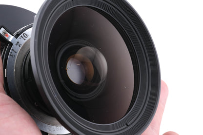 Schneider-Kreuznach 72mm f5.6 Super-Angulon XL 115° (Shutter) + 95mm Center Filter IVb 4x MC (Super-Angulon 72mm f5.6)