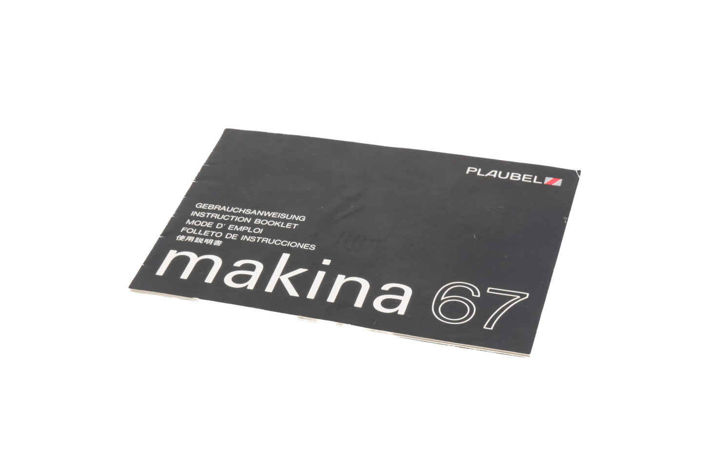 Plaubel Makina 67 Instructions