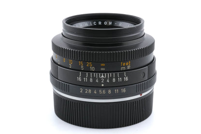 Leica 50mm f2 Summicron-R (Type I) (2-Cam) (11228)