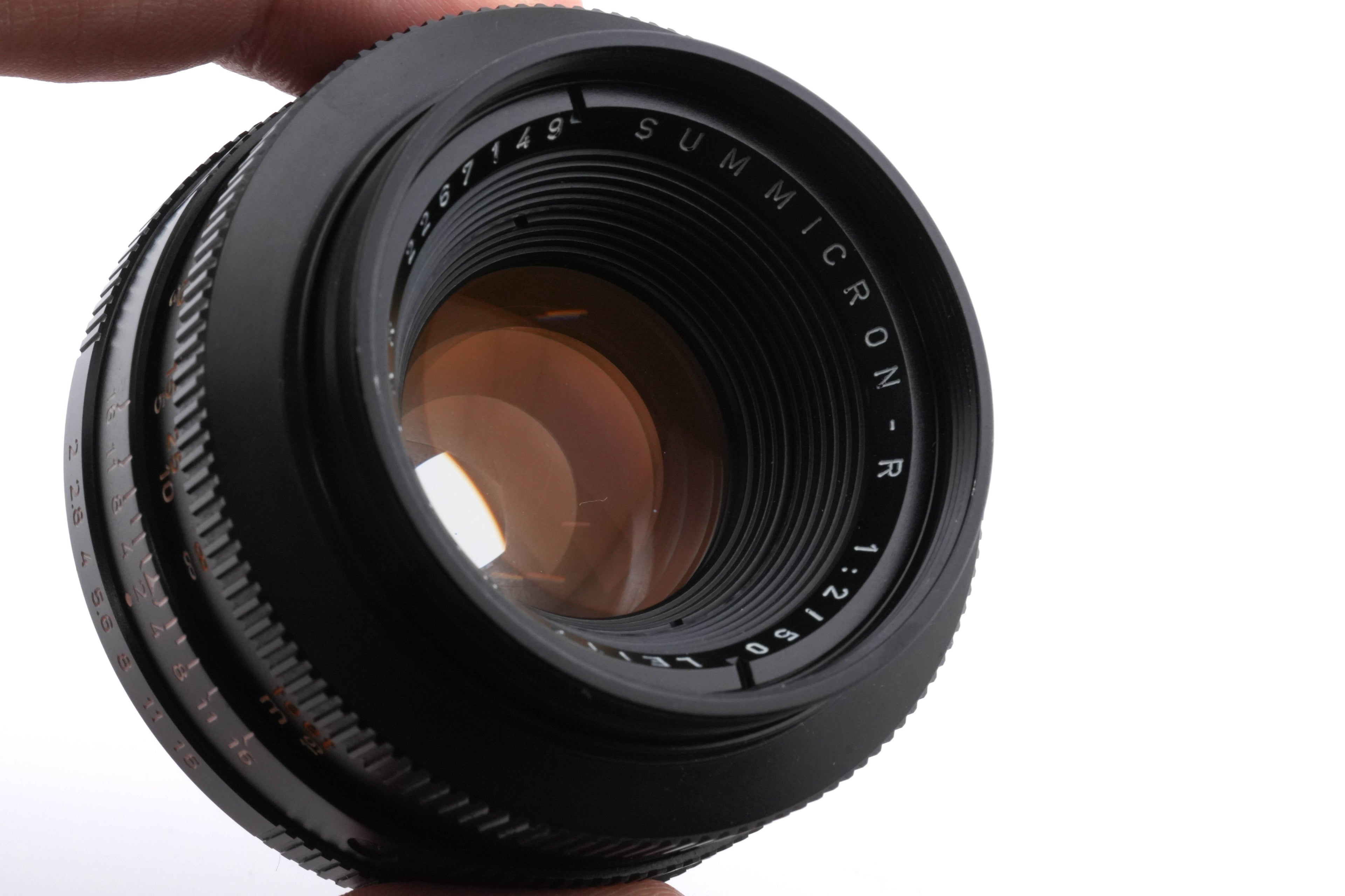 Leica 50mm f2 Summicron-R (Type I) (2-Cam) (11228)