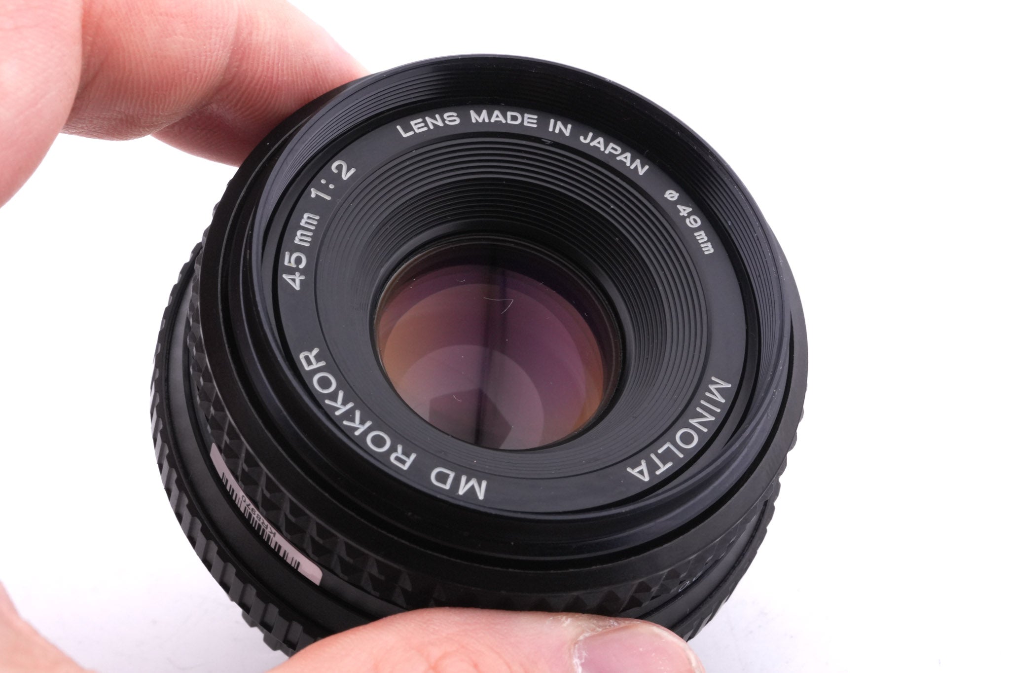 Minolta 45mm f2 MD Rokkor
