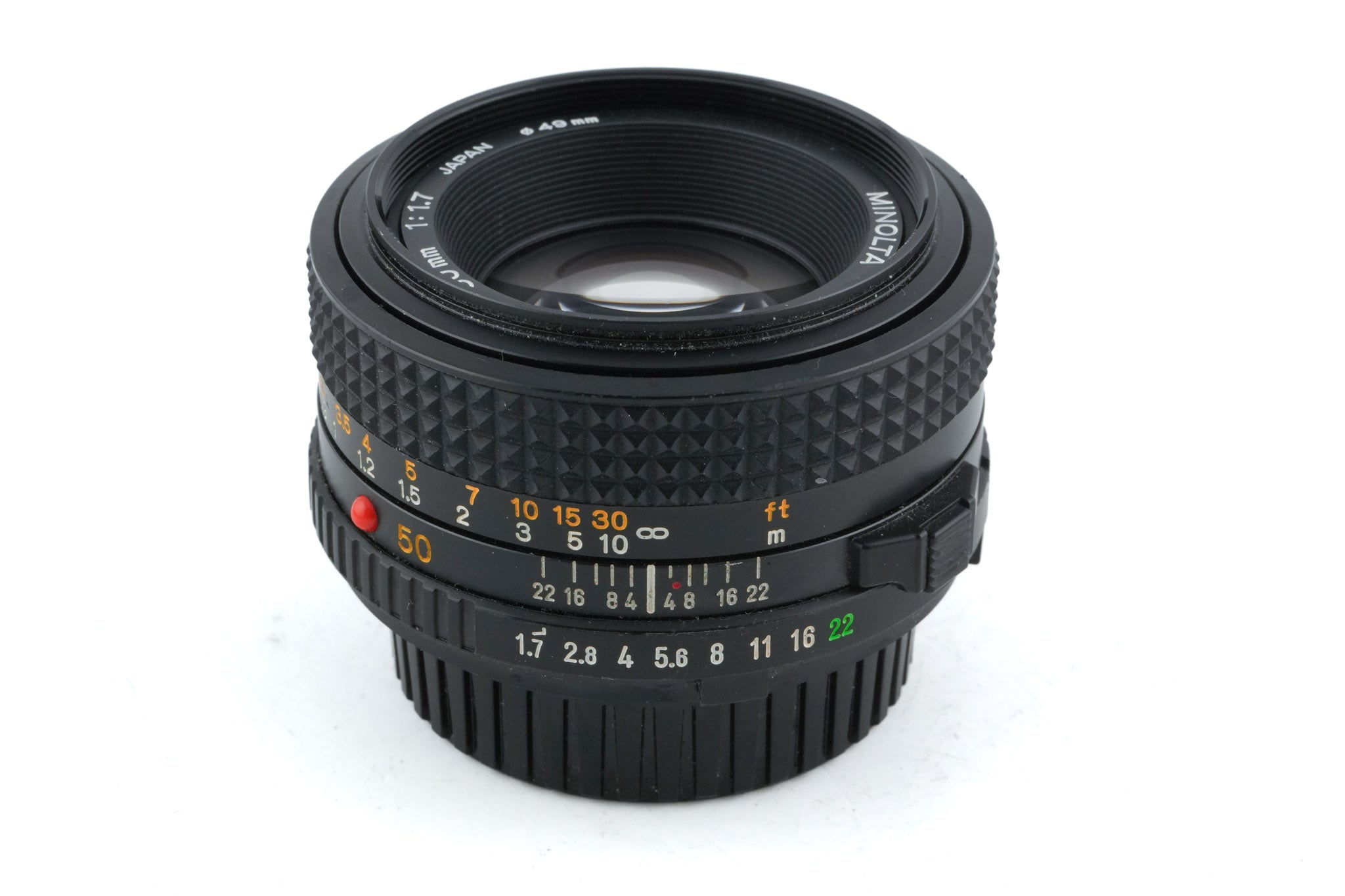 Minolta 50mm f1.7 MD