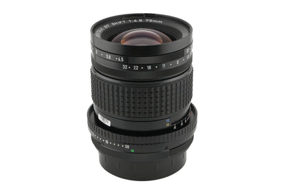 Pentax 75mm f4.5 SMC Pentax 67 Shift