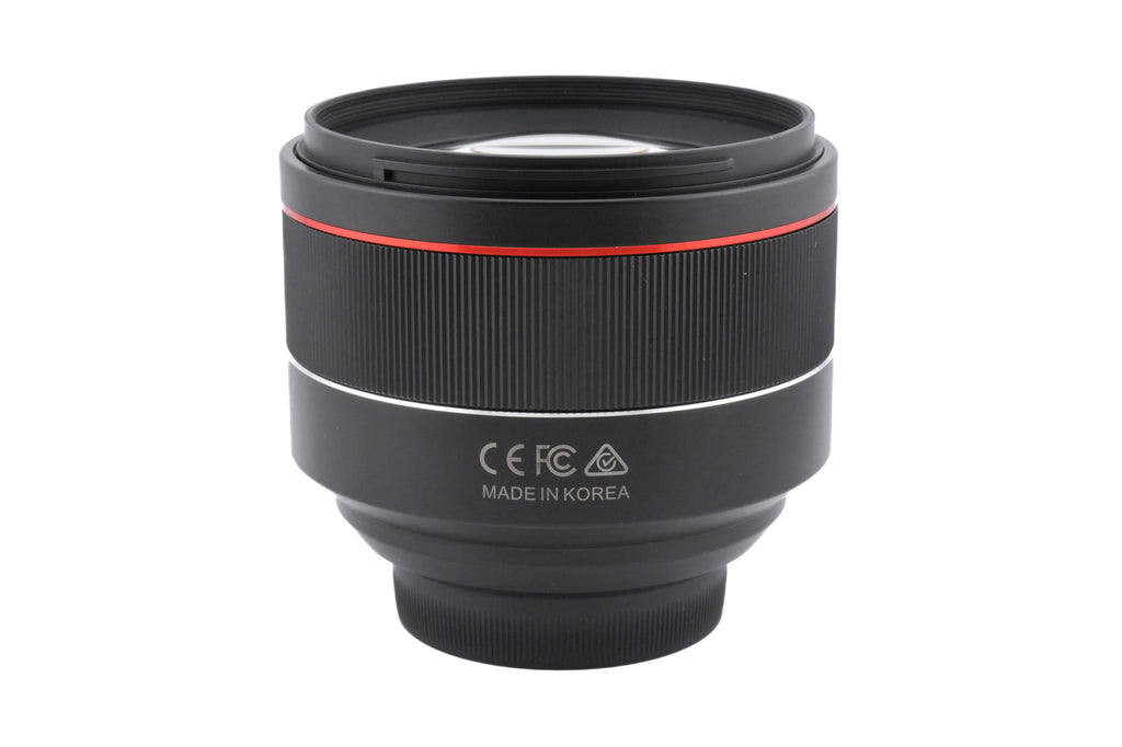 Samyang 85mm f1.4 AF