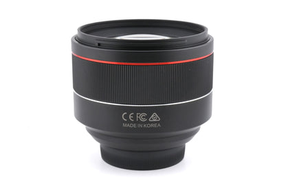 Samyang 85mm f1.4 AF