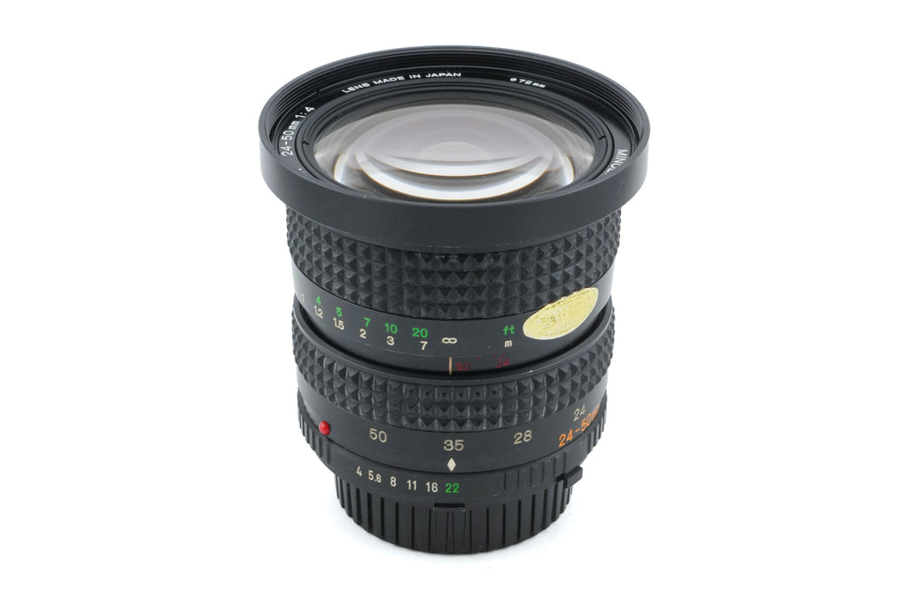 Minolta 24-50mm f4 MD Zoom Rokkor