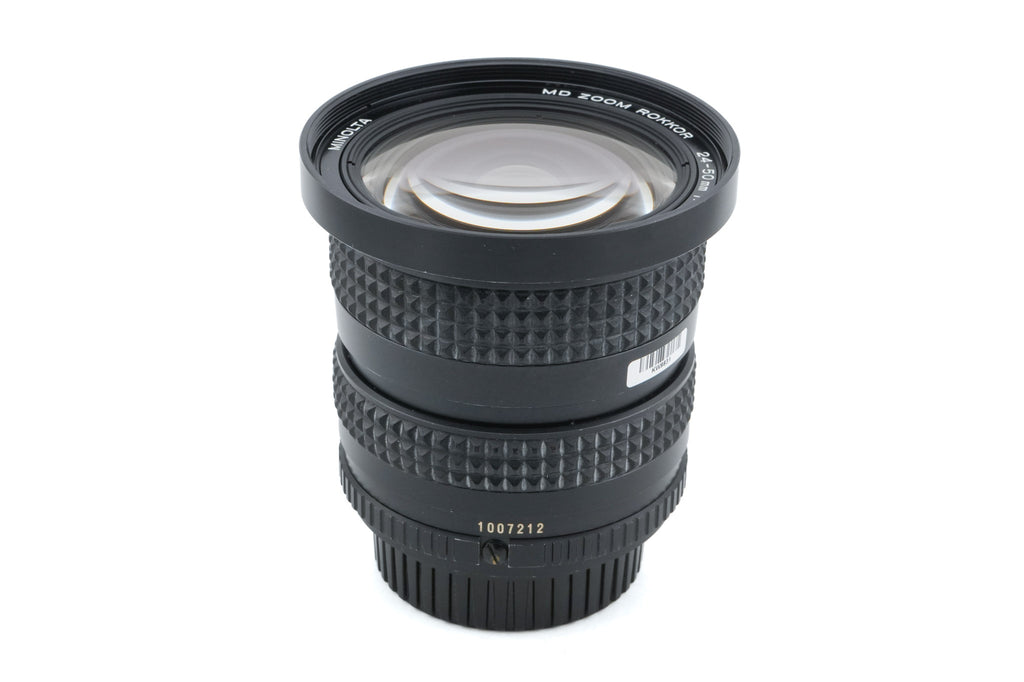 Minolta 24-50mm f4 MD Zoom Rokkor