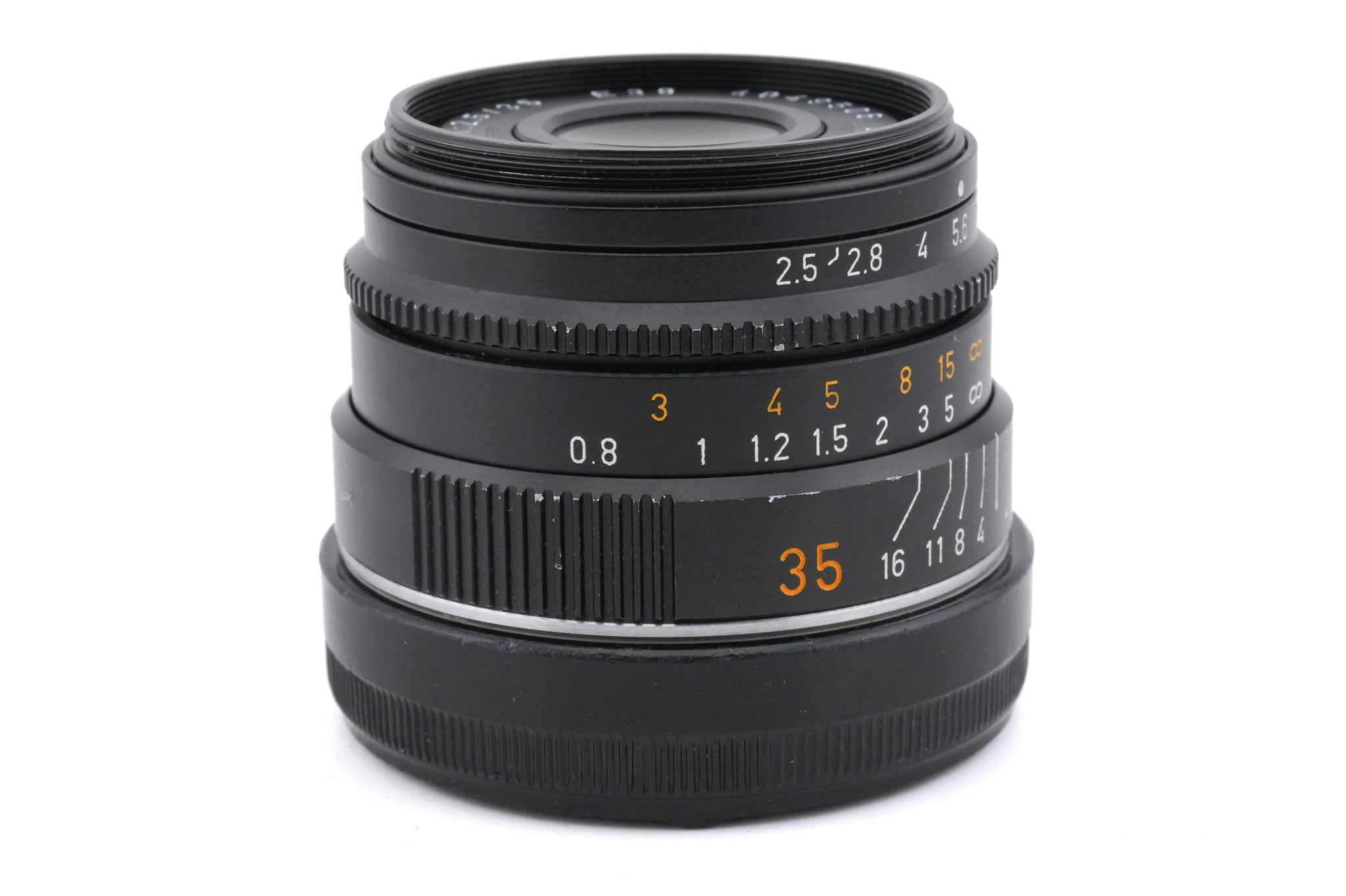 Leica 35mm f2.5 Summarit-M (11643) + Lens Hood (35/50mm f2.5) (12459)
