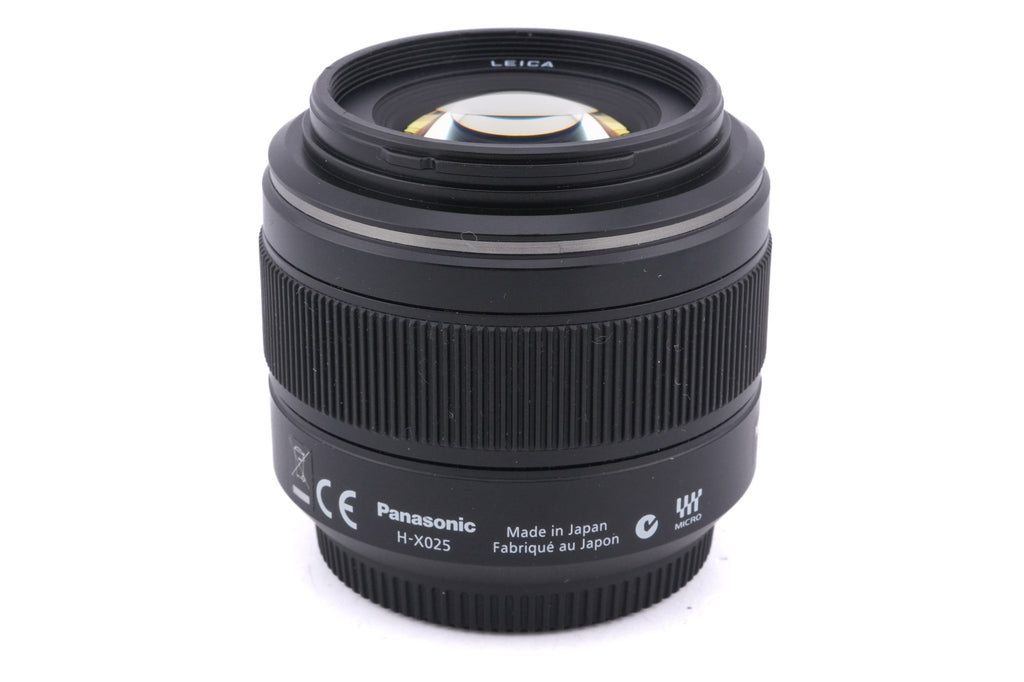 Panasonic 25mm f1.4 ASPH. Leica DG Summilux (H-X025)