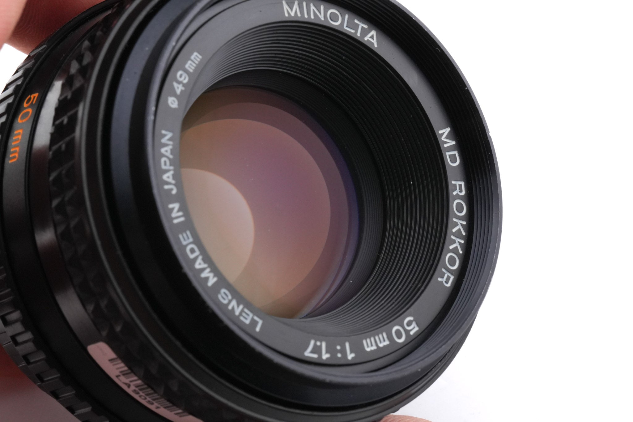 Minolta 50mm f1.7 MD Rokkor