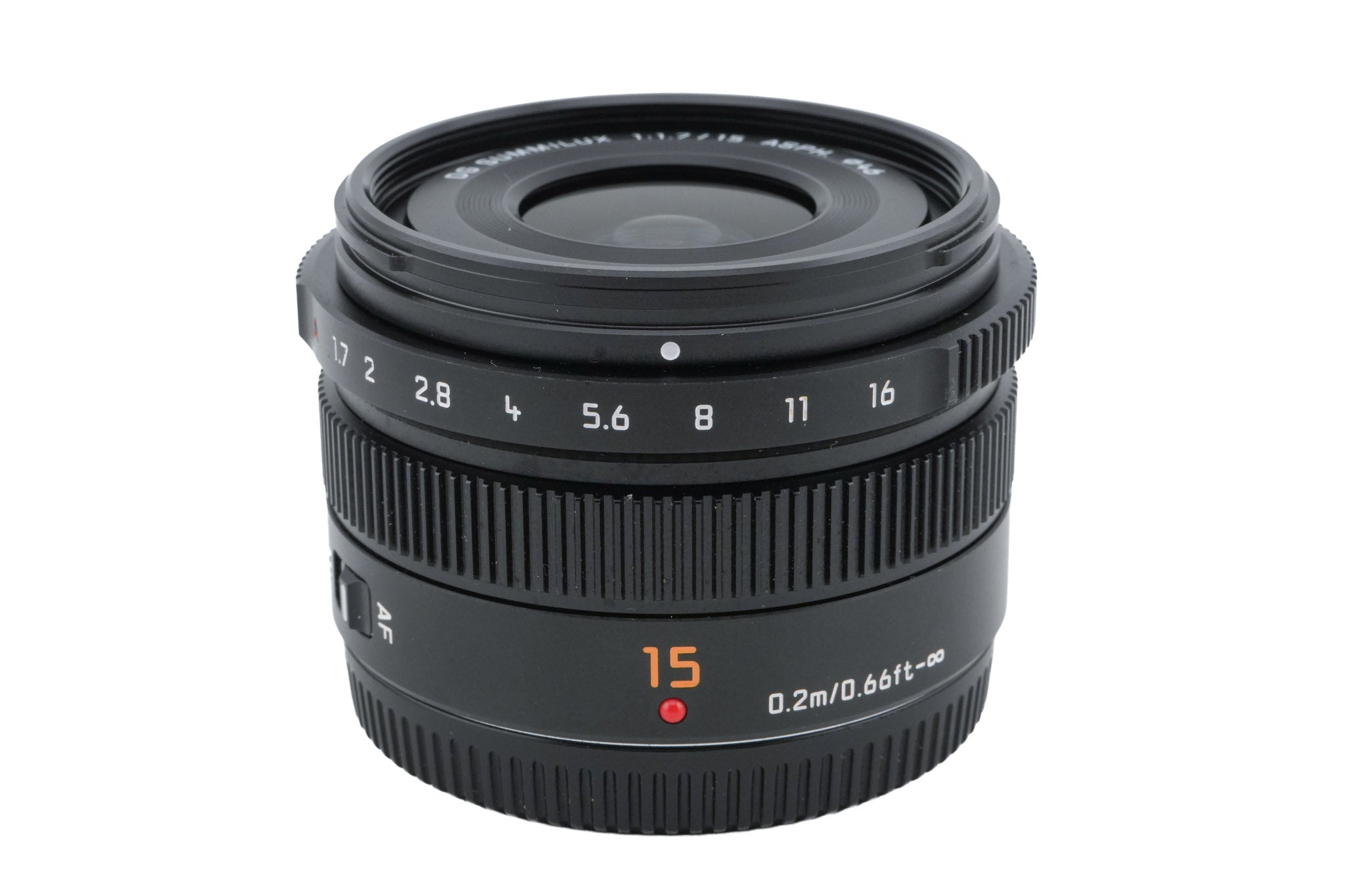 Panasonic 15mm f1.7 Leica DG Summilux ASPH. (H-X015)