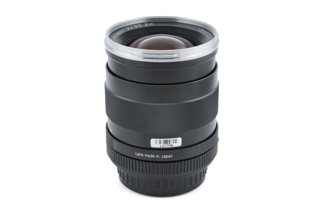 Carl Zeiss 35mm f2 Distagon T* ZK