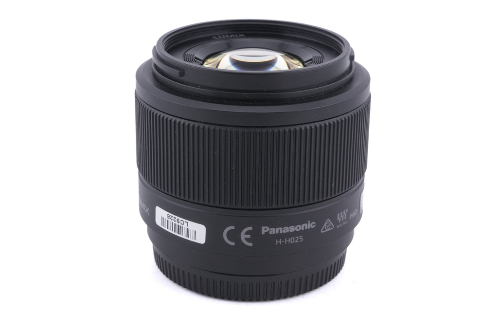 Panasonic 25mm f1.7 Lumix G ASPH. (H-H025)