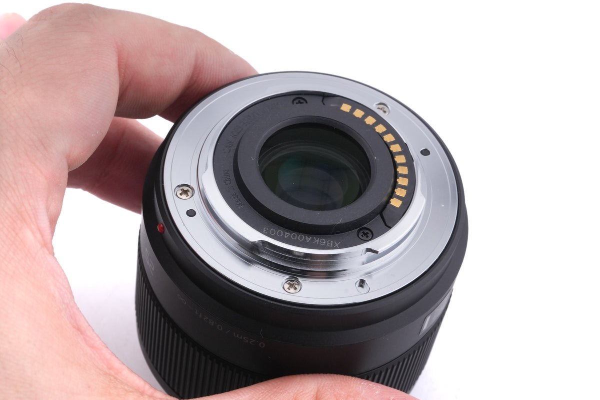 Panasonic 25mm f1.7 Lumix G ASPH. (H-H025)