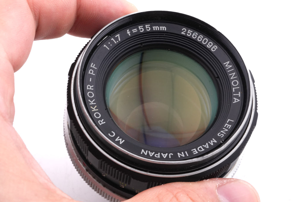 Minolta 55mm f1.7 MC Rokkor-PF