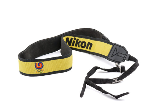 Nikon Yellow Fabric Neck Strap