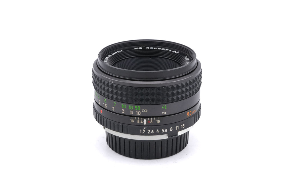 Minolta 50mm f1.7 MC Rokkor-PF