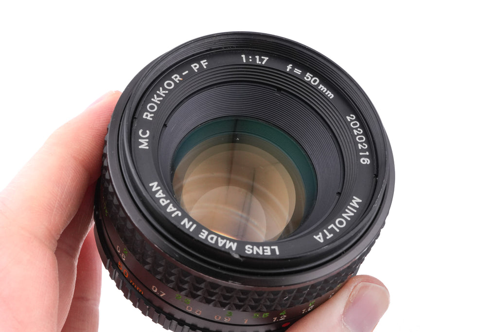 Minolta 50mm f1.7 MC Rokkor-PF
