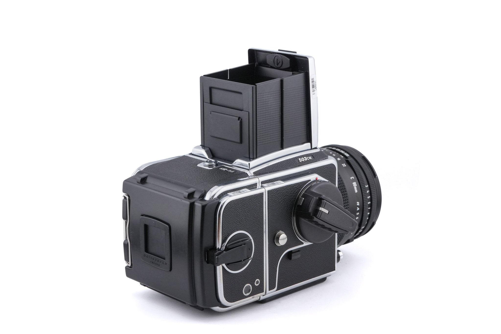 Hasselblad 503CW (Silver, 10243) + Waist Level Finder (New / Chrome, 42315) + Acute Matte D Standard Focusing Screen (42204) + A12N Film Magazine + 80mm f2.8 Planar T* C (New) (20029)