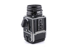 Hasselblad 503CW (Silver, 10243) + Waist Level Finder (New / Chrome, 42315) + Acute Matte D Standard Focusing Screen (42204) + A12N Film Magazine + 80mm f2.8 Planar T* C (New) (20029)