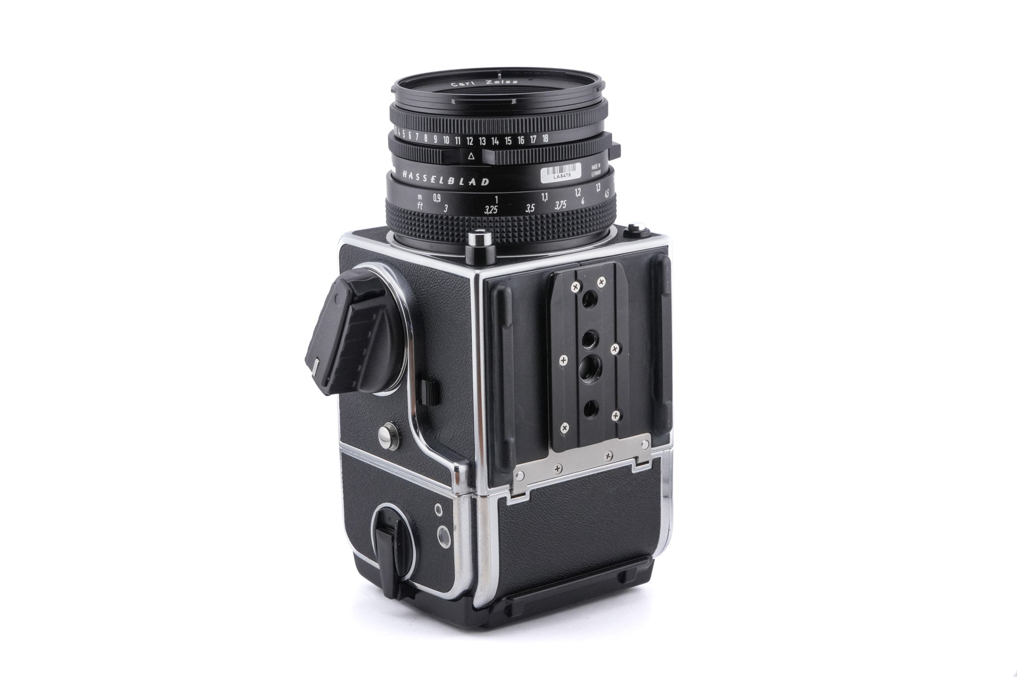 Hasselblad 503CW (Silver, 10243) + Waist Level Finder (New / Chrome, 42315) + Acute Matte D Standard Focusing Screen (42204) + A12N Film Magazine + 80mm f2.8 Planar T* C (New) (20029)