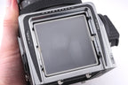 Hasselblad 503CW (Silver, 10243) + Waist Level Finder (New / Chrome, 42315) + Acute Matte D Standard Focusing Screen (42204) + A12N Film Magazine + 80mm f2.8 Planar T* C (New) (20029)