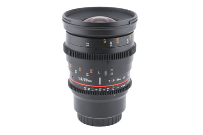 Samyang 20mm T1.9 ED AS UMC