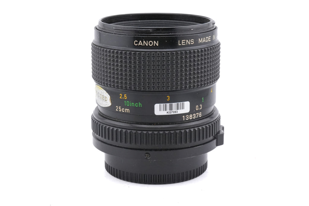 Canon 50mm f3.5 Macro FDn