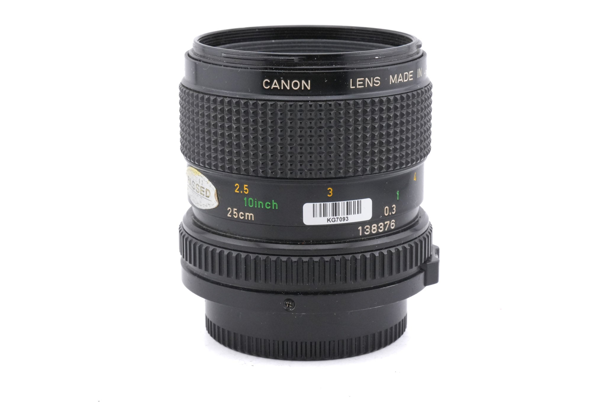 Canon 50mm f3.5 Macro FDn