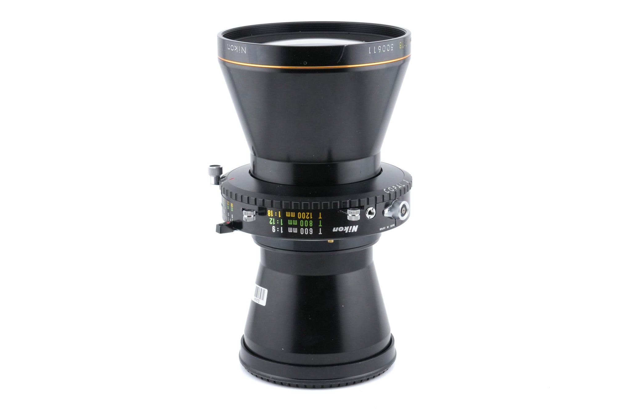 Nikon 600mm f9 Nikkor-T ED (Shutter) + 1200mm f18 Nikkor-T ED Rear