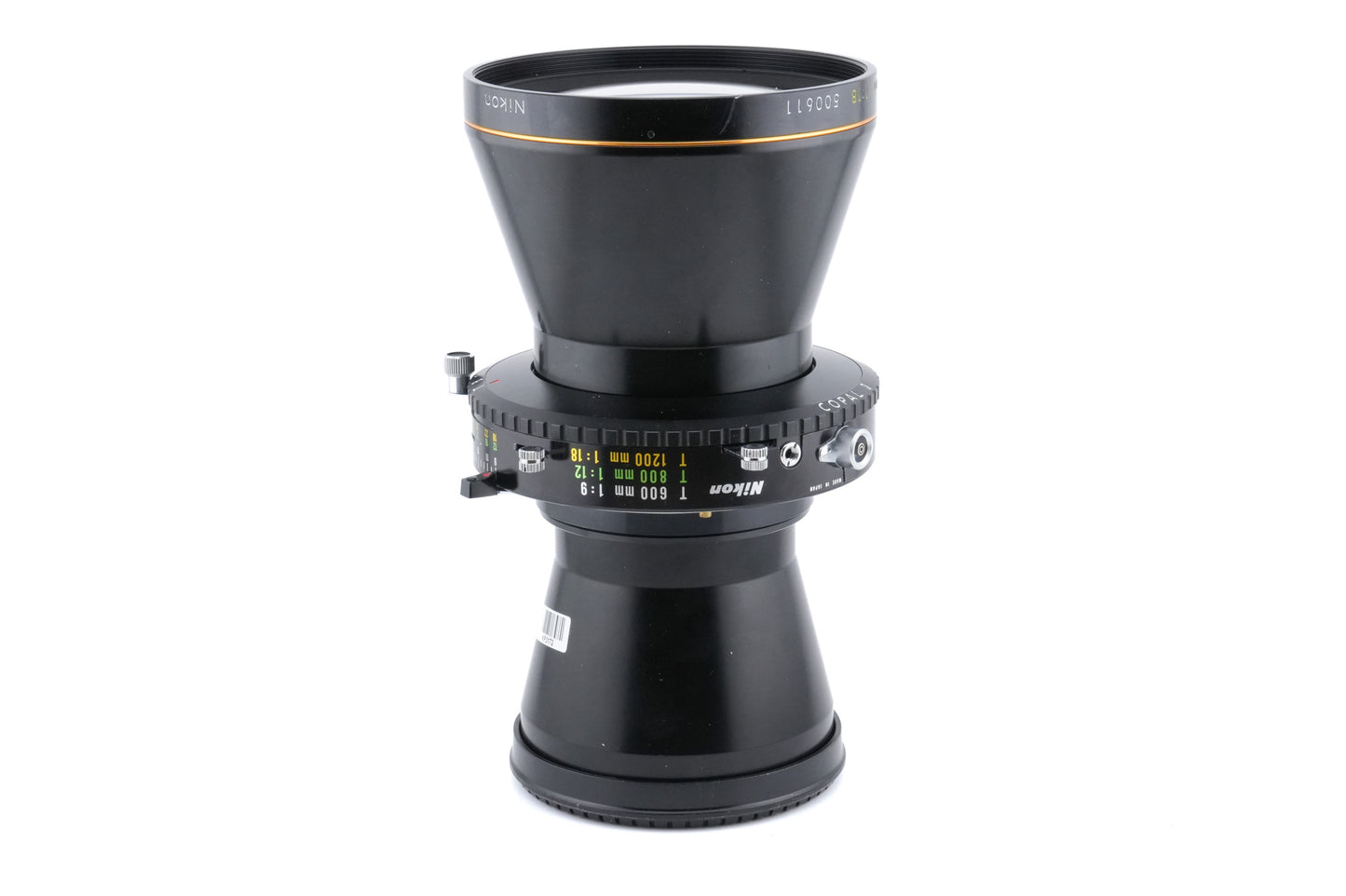 Nikon 600mm f9 Nikkor-T ED (Shutter) + 1200mm f18 Nikkor-T ED Rear Lens