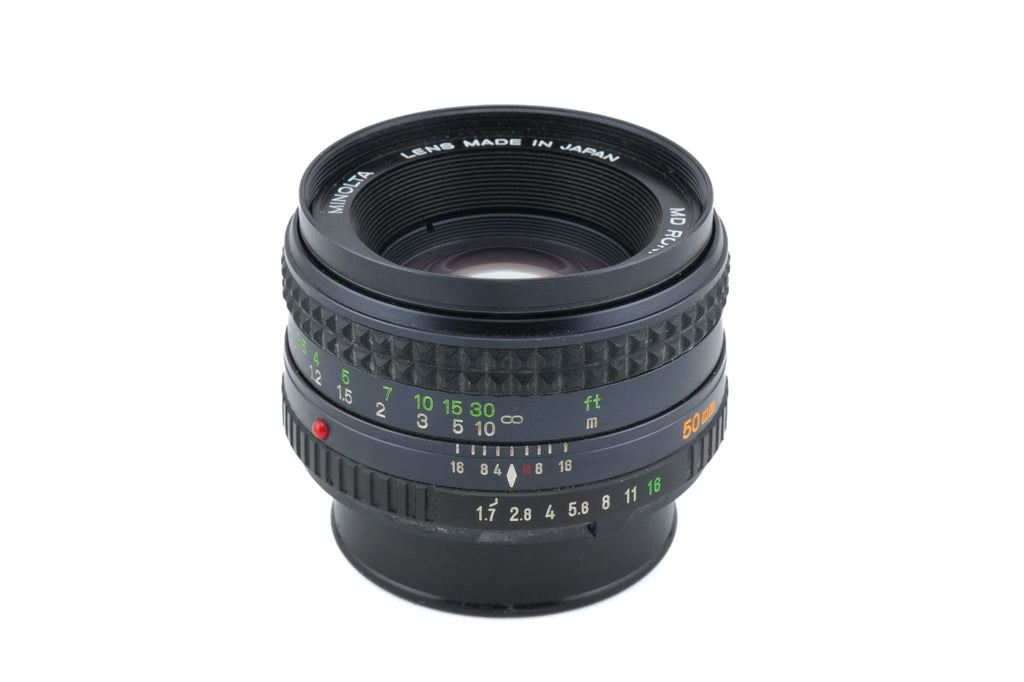 Minolta 50mm f1.7 MD Rokkor