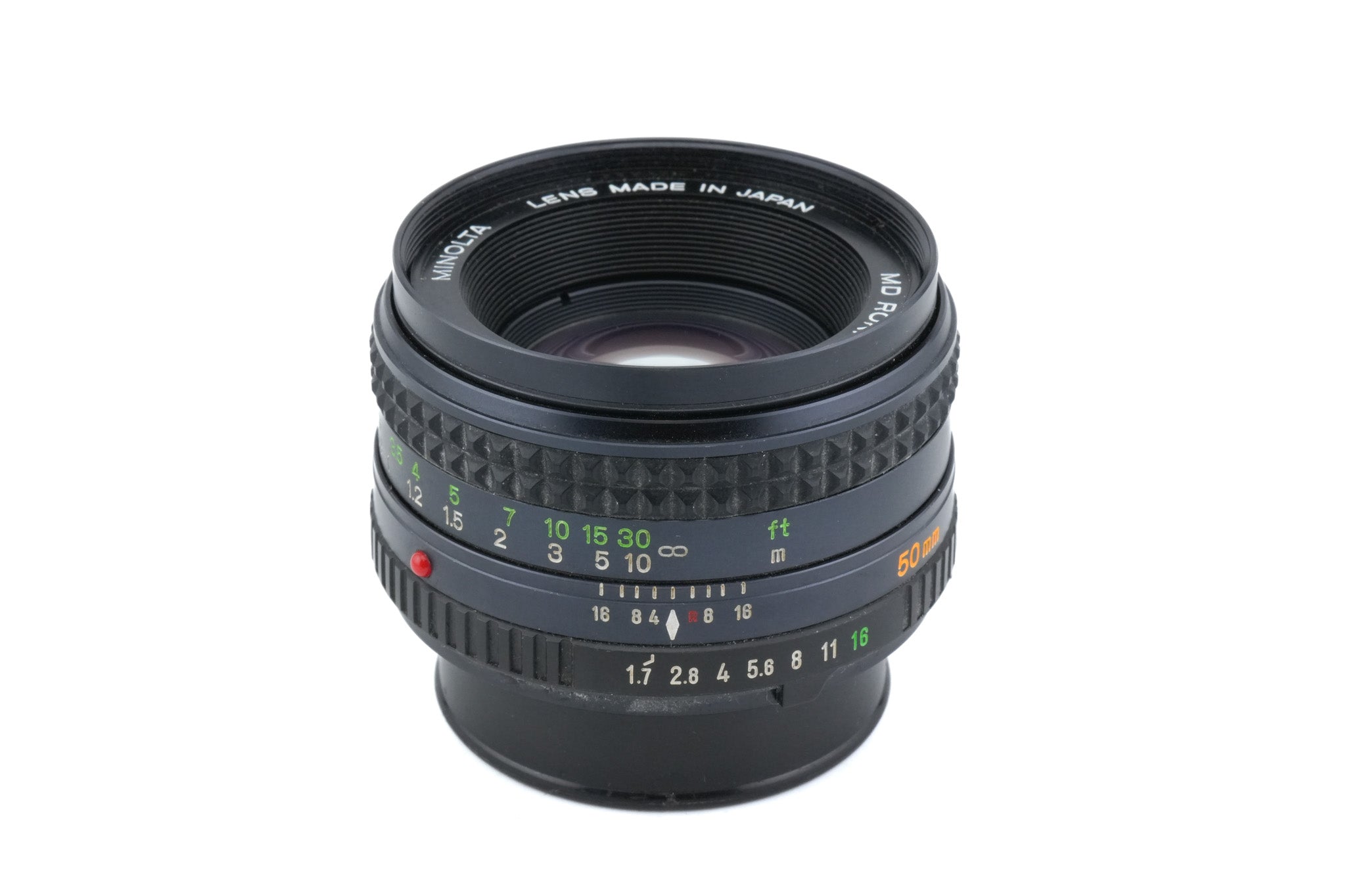 Minolta 50mm f1.7 MD Rokkor