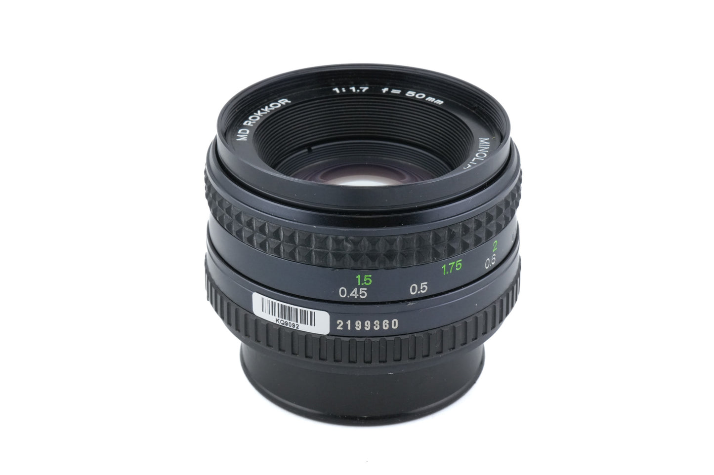 Minolta 50mm f1.7 MD Rokkor
