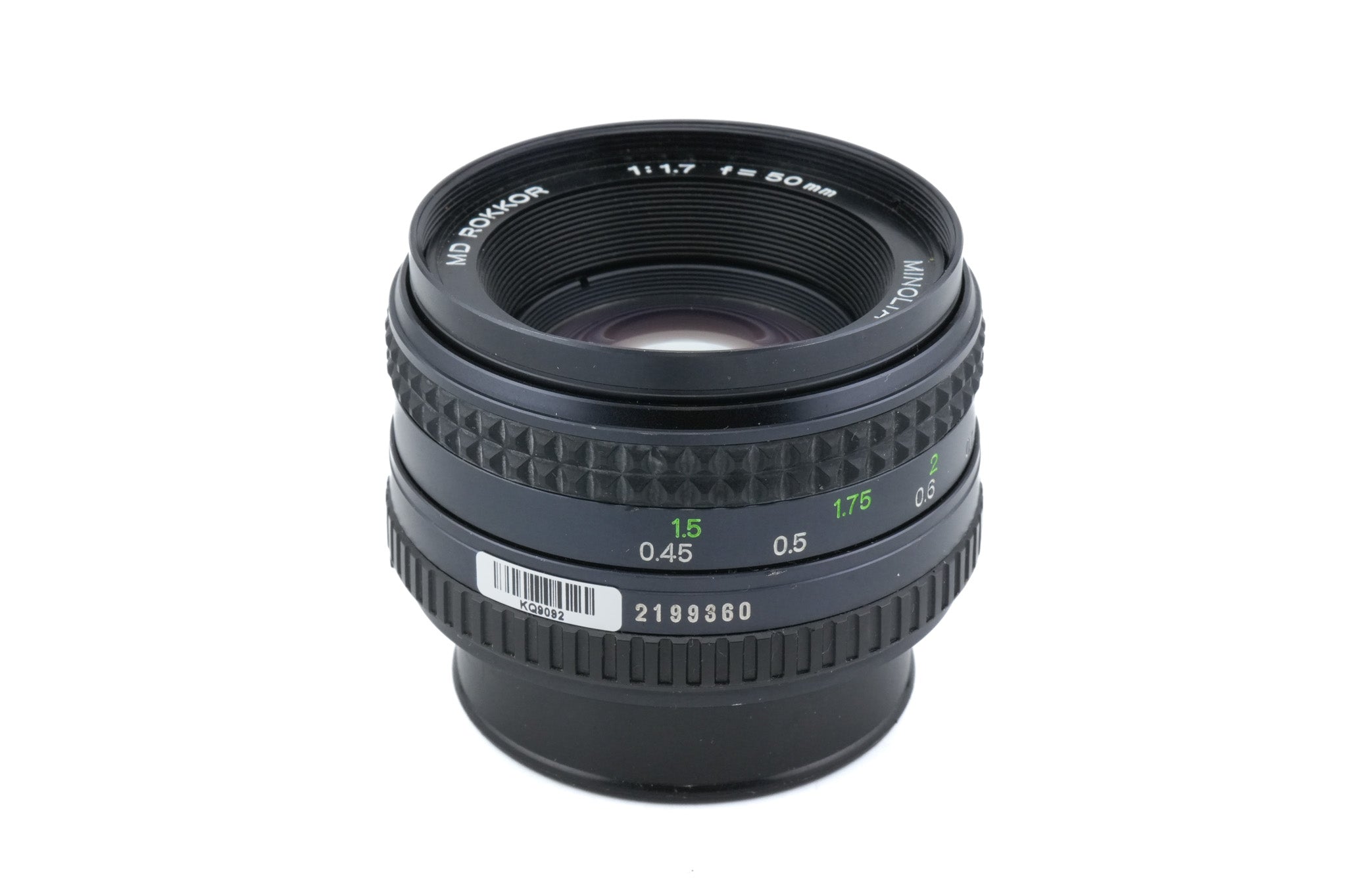 Minolta 50mm f1.7 MD Rokkor