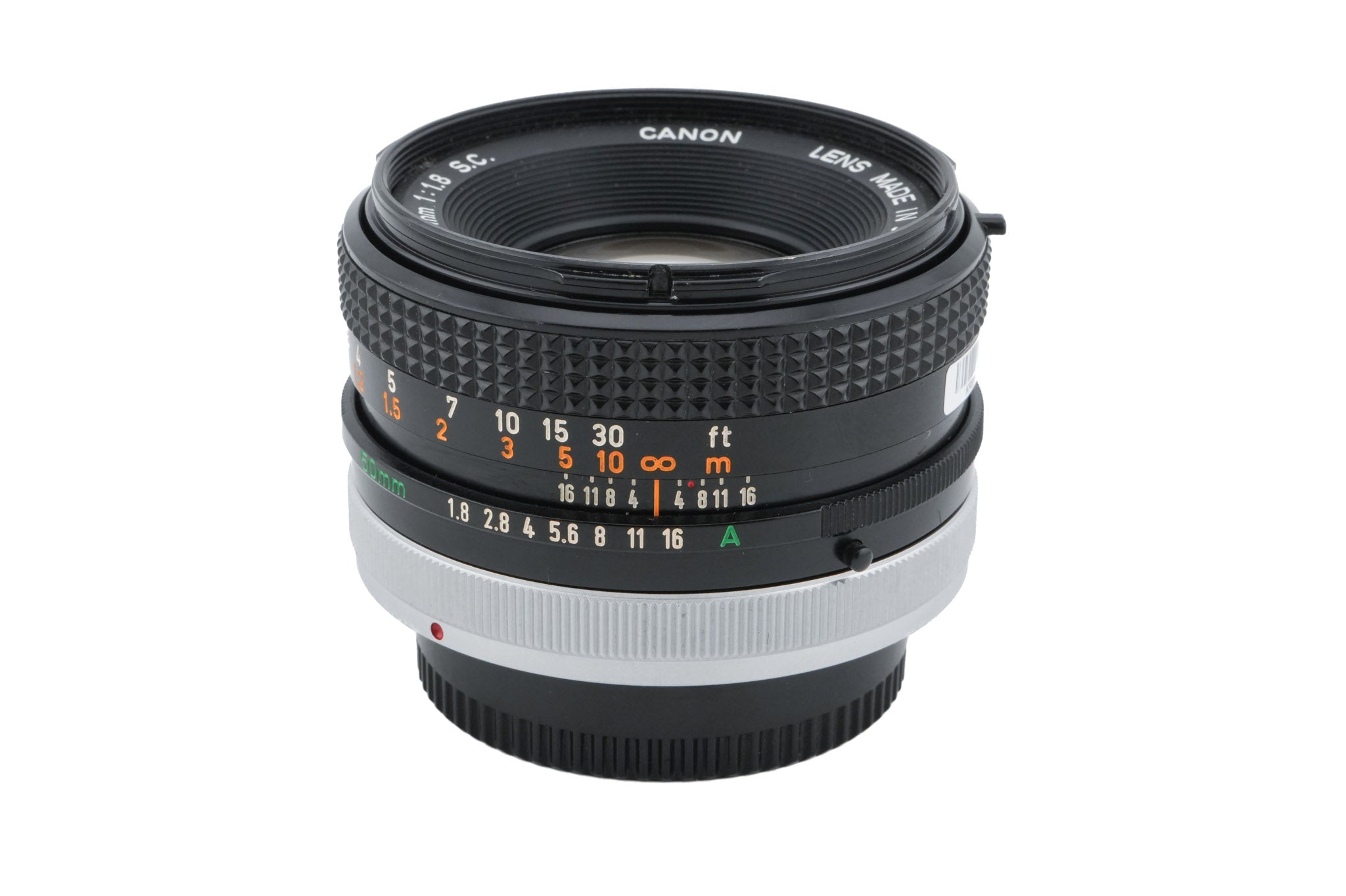Canon 50mm f1.8 S.C.