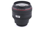 Canon 85mm f1.2 L II USM