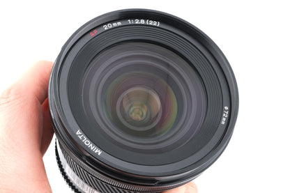 Minolta 20mm f2.8 AF