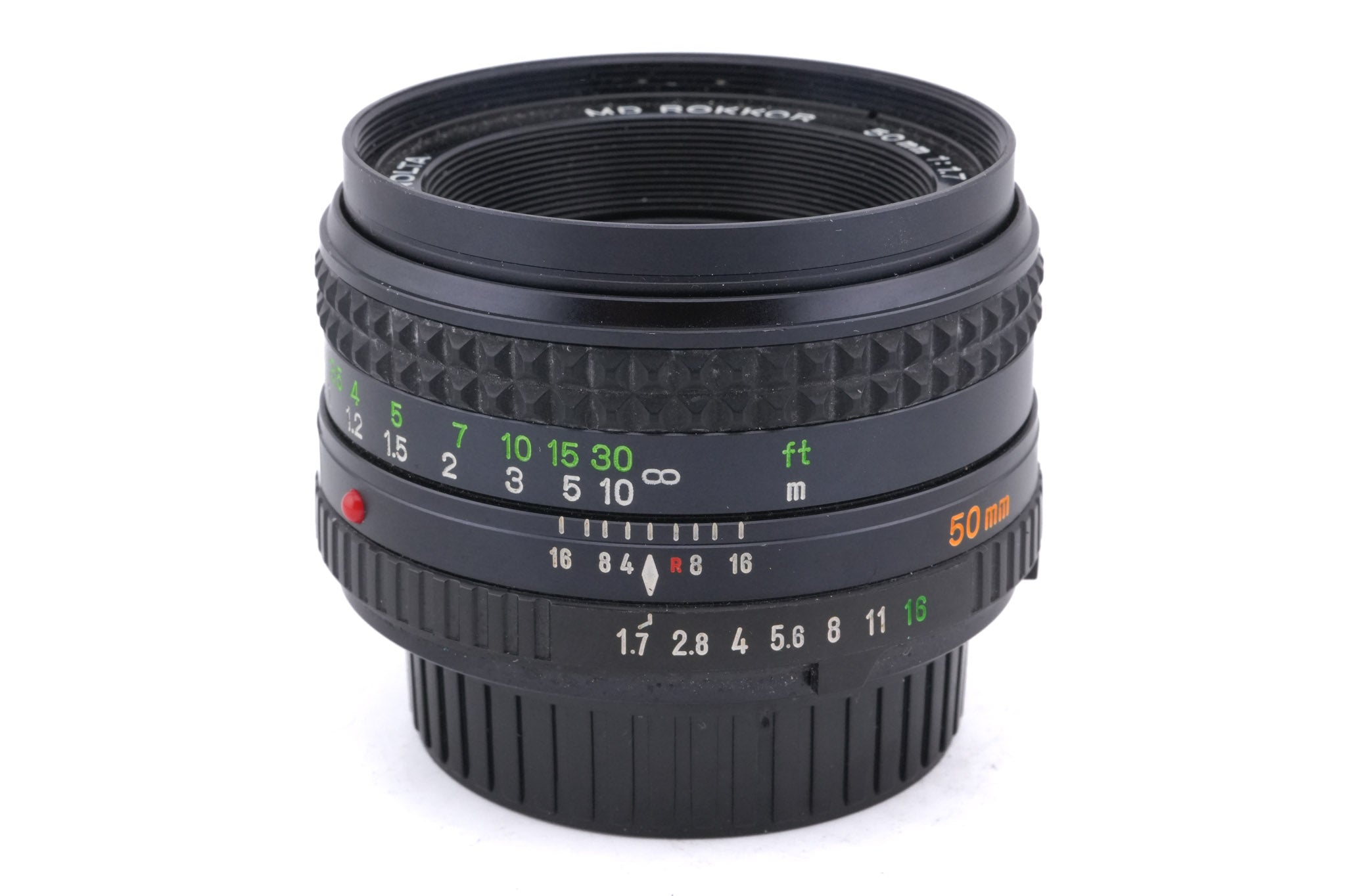 Minolta 50mm f1.7 MD Rokkor