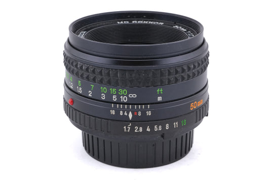 Minolta 50mm f1.7 MD Rokkor