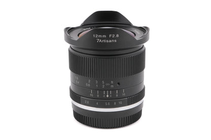 7Artisans 12mm f2.8