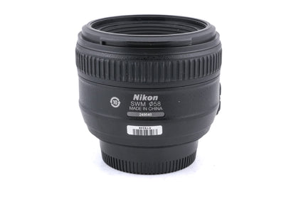 Nikon 50mm f1.4 AF-S Nikkor G