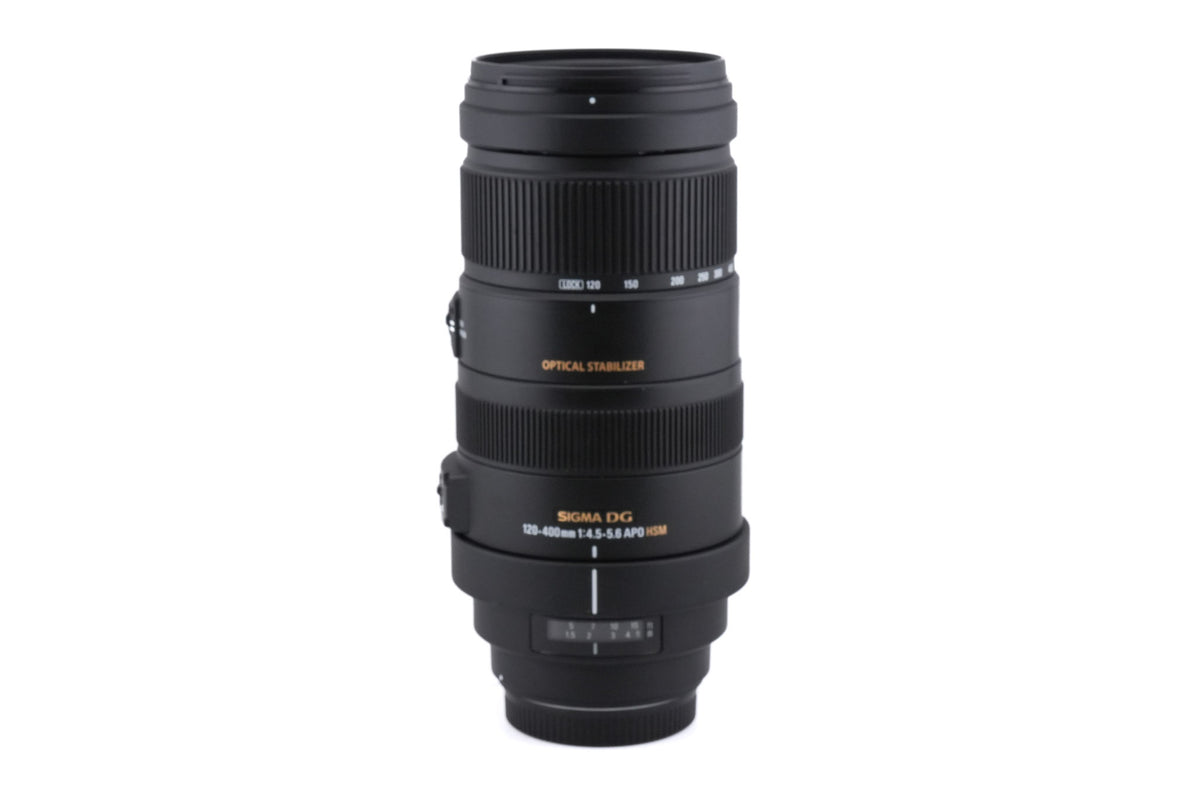 Sigma 120-400mm f4.5-5.6 APO DG OS HSM