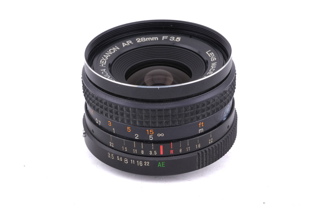 Konica 28mm f3.5 Hexanon AR